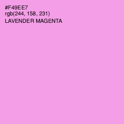 #F49EE7 - Lavender Magenta Color Image