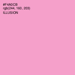 #F4A0CB - Illusion Color Image