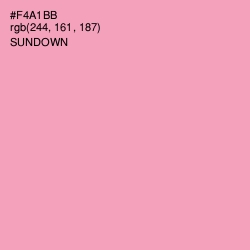 #F4A1BB - Sundown Color Image