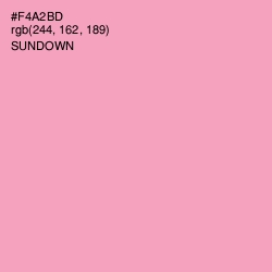 #F4A2BD - Sundown Color Image