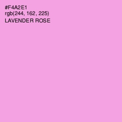 #F4A2E1 - Lavender Rose Color Image