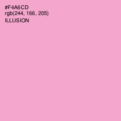 #F4A6CD - Illusion Color Image