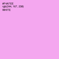 #F4A7EE - Lavender Rose Color Image