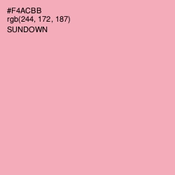 #F4ACBB - Sundown Color Image