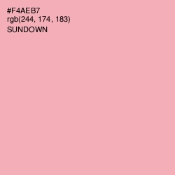 #F4AEB7 - Sundown Color Image