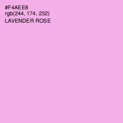 #F4AEE8 - Lavender Rose Color Image