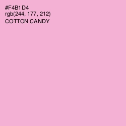 #F4B1D4 - Cotton Candy Color Image