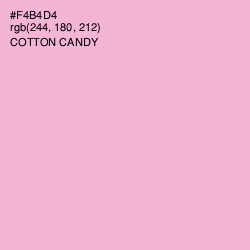 #F4B4D4 - Cotton Candy Color Image