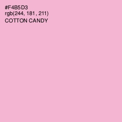 #F4B5D3 - Cotton Candy Color Image