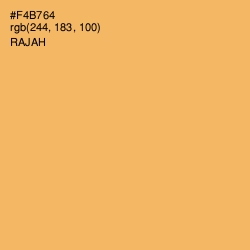 #F4B764 - Rajah Color Image