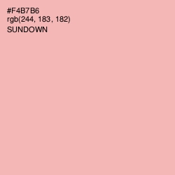 #F4B7B6 - Sundown Color Image
