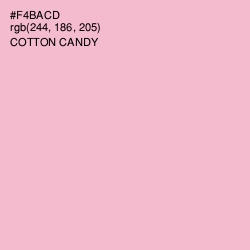 #F4BACD - Cotton Candy Color Image