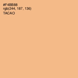 #F4BB88 - Tacao Color Image