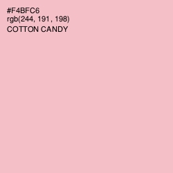 #F4BFC6 - Cotton Candy Color Image