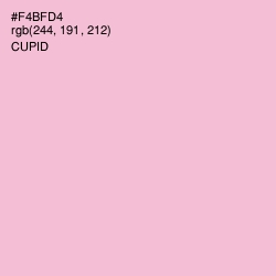 #F4BFD4 - Cupid Color Image
