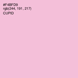 #F4BFD9 - Cupid Color Image