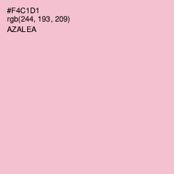 #F4C1D1 - Azalea Color Image