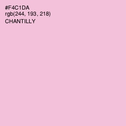 #F4C1DA - Chantilly Color Image