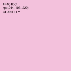 #F4C1DC - Chantilly Color Image