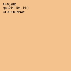 #F4C28D - Chardonnay Color Image
