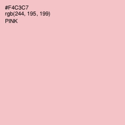 #F4C3C7 - Pink Color Image