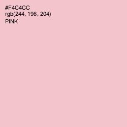 #F4C4CC - Pink Color Image