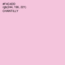 #F4C4DD - Chantilly Color Image