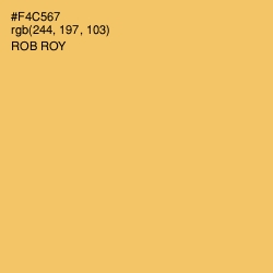 #F4C567 - Rob Roy Color Image