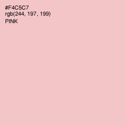 #F4C5C7 - Pink Color Image