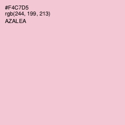 #F4C7D5 - Azalea Color Image