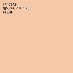 #F4C8A8 - Flesh Color Image