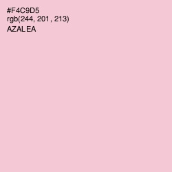 #F4C9D5 - Azalea Color Image