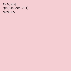 #F4CED3 - Azalea Color Image