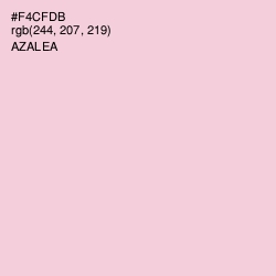 #F4CFDB - Azalea Color Image