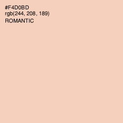 #F4D0BD - Romantic Color Image