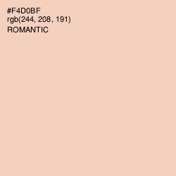 #F4D0BF - Romantic Color Image