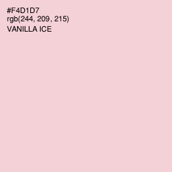 #F4D1D7 - Vanilla Ice Color Image