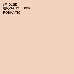 #F4D2BD - Romantic Color Image