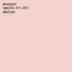 #F4D3CF - Watusi Color Image