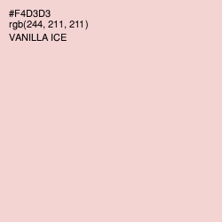 #F4D3D3 - Vanilla Ice Color Image