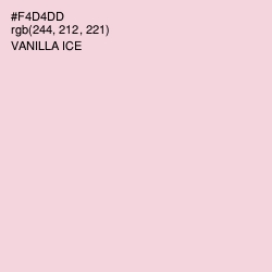 #F4D4DD - Vanilla Ice Color Image