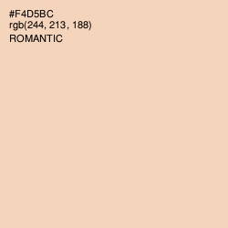#F4D5BC - Romantic Color Image