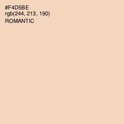 #F4D5BE - Romantic Color Image