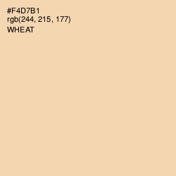 #F4D7B1 - Wheat Color Image