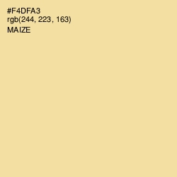 #F4DFA3 - Maize Color Image