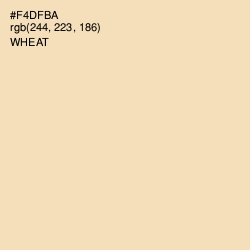 #F4DFBA - Wheat Color Image