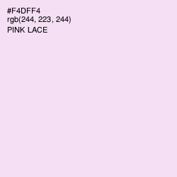 #F4DFF4 - Pink Lace Color Image