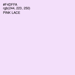#F4DFFA - Pink Lace Color Image