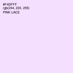 #F4DFFF - Pink Lace Color Image