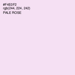 #F4E0F2 - Pale Rose Color Image